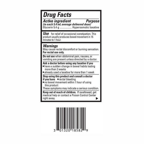 Fleet, Liquid Glycerin Suppositories, 7.5 Ml, Box Of 4