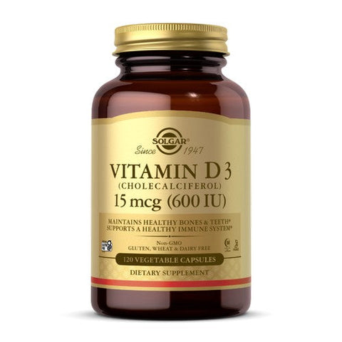 Vitamin D3 (Cholecalciferol) 120 V Caps by Solgar