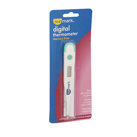 Sunmark, Digital Thermometer Mercury Free, 1 each