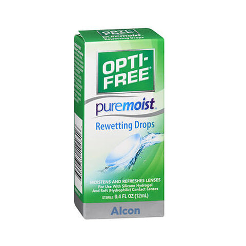 Opti-Free, Puremoist Rewetting Drops, 0.4 oz
