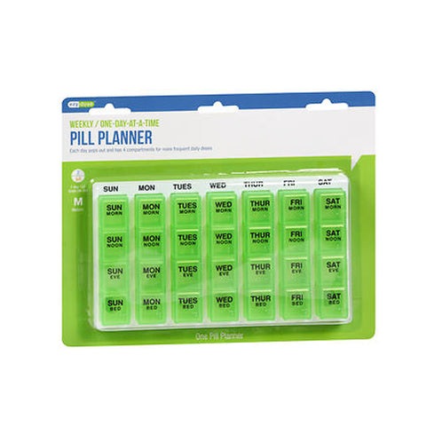 Ezy Dose, One-Day-At-A-Time Weekly Medication Organizer Tray, 1 each