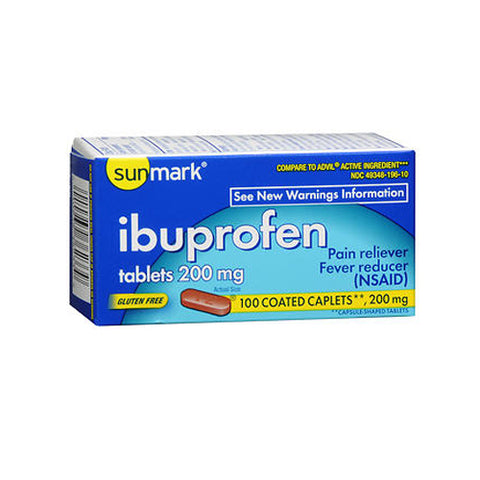 Sunmark, Ibuprofen, 200 mg, 100 tabs