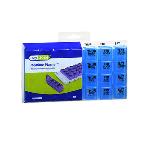 Ezy Dose, Ezy-Dose Four-A-Day Weekly One Day At A Time Medication Organizer, Large 1 each