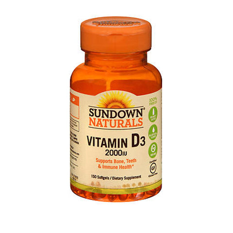 Sundown Naturals, Vitamin D3, 2000 IU, 150 Count