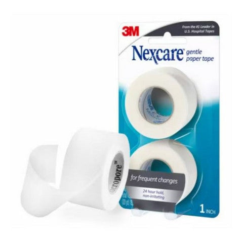 Nexcare, Gentle Paper Tape 1 In X 10 Yard, 20 Yard Nexcare