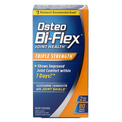 Osteo Bi-Flex, Triple Strength Glucosamine Chondroitin With Joint Shield, 80 Caps