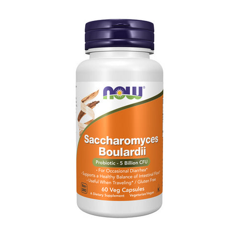 Now Foods, Saccharomyces Boulardii Gastrointestinal Support, 60 Vcaps