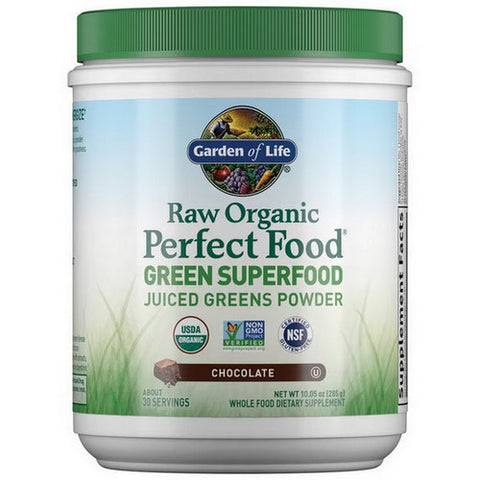 Garden of Life, Perfect Food Organic Green Superfood, Chocolate 285 g