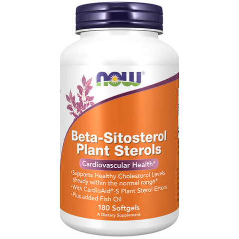Now Foods, Beta-Sitosterol Plant Sterols, 180 SOFTGELS