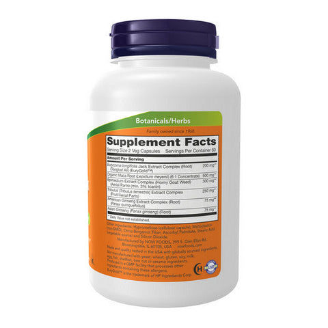Now Foods, TestoJack 200, 120 vcaps Now Foods