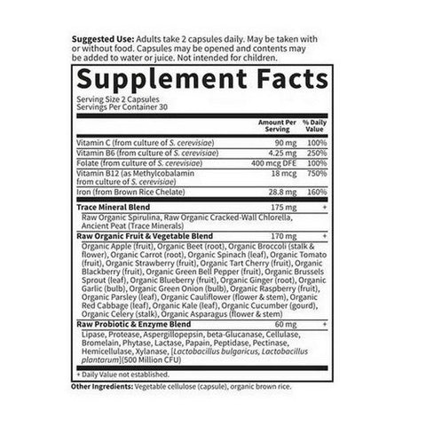 Garden of Life, Vitamin code, Healthy Blood 60 vcaps Garden of Life
