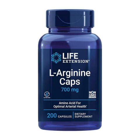 Life Extension, L-Arginine, 700 mg, 200 vcaps