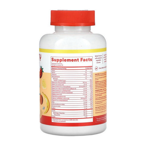 SmartyPants, Children's All-in-One Multivitamin Plus Omega-3 Plus Vitamin D, 120 COUNT