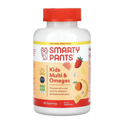 SmartyPants, Children's All-in-One Multivitamin Plus Omega-3 Plus Vitamin D, 120 COUNT
