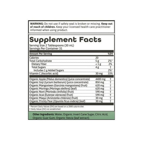 Dynamic Health Laboratories, Organic Moringa Juice Blend, 33.8 oz