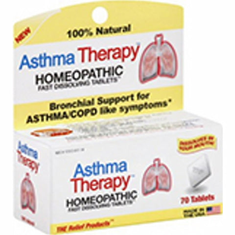 The Relief Products, Asthma Therapy Fast Dissolving Tablets Homeopathic, 70 tabs