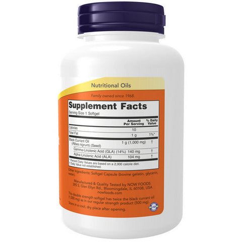 Now Foods, Black Currant Oil, 1000 mg, 100 sgels Now Foods