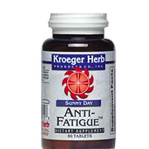 Kroeger Herb, Sunny Day Anti Fatigue, 80 Tabs
