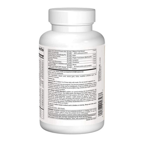 Source Naturals, Life Force Vegan Multiple, 120 Tabs
