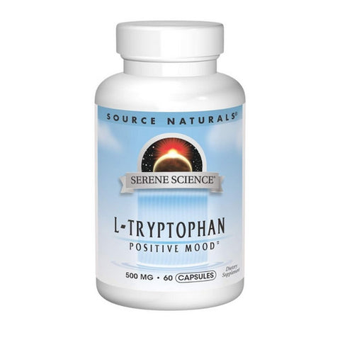 Source Naturals, Serene Science Label L-Tryptophan, 500mg, 60 Caps