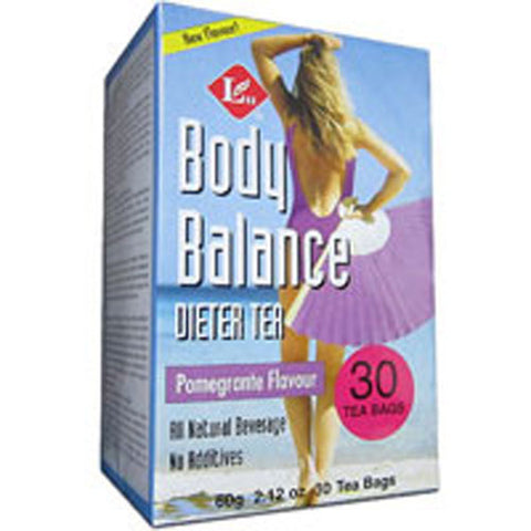Uncle Lees Teas, Body Slim Dieter Tea Pomegranate, 30 Bags