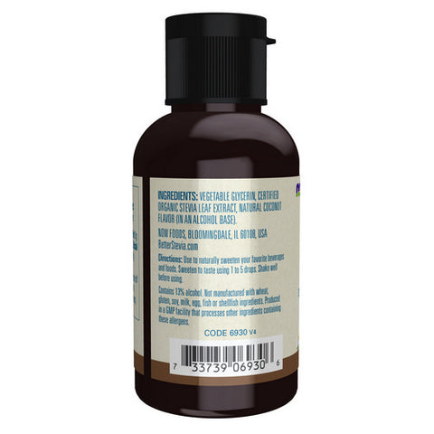 Now Foods, Betterstevia Liquid Coconut, 2 Oz