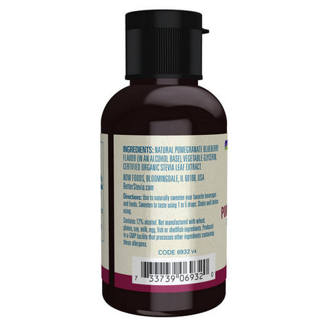 Now Foods, Better Stevia Liquid Sweetener, Pomegranate Blueberry 2 fl oz