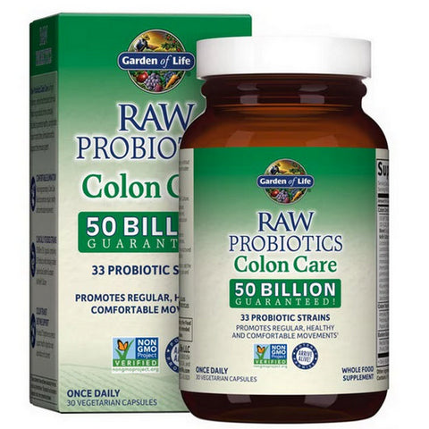 Garden of Life, Garden of Life Raw Probiotics Colon Care, 30 Caps