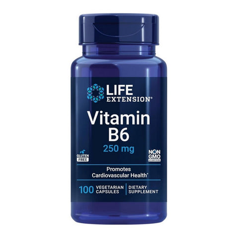 Life Extension, Vitamin B6, 250 mg, 100 Vcaps