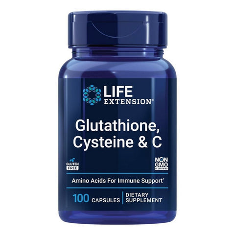 Life Extension, Glutathione - Cysteine and C, 100 Vcaps