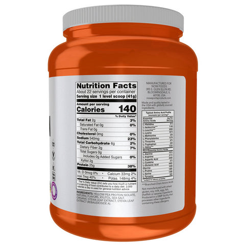 Now Foods, Pea Protein Vanilla Toffee, 2 lbs