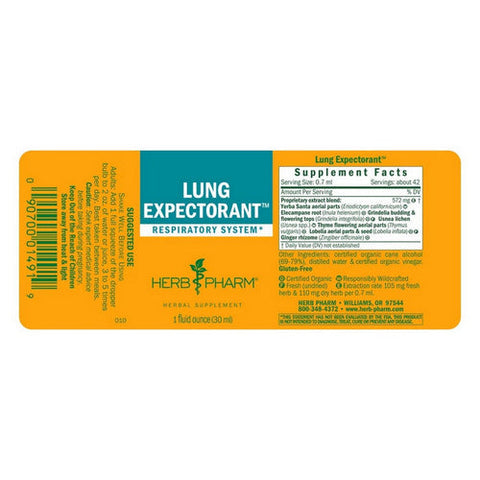 Herb Pharm, Lung Expectorant, 1 oz Herb Pharm