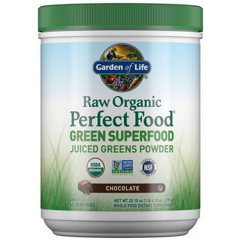 Garden of Life, Perfect Food Raw Real, Chocolate Cacao Powder 570 Grams