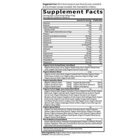 Garden of Life, Raw Organic Perfect Food Alkalizer & Detoxifier, 9.94 Oz Garden of Life
