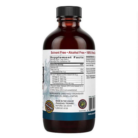 Amazing Herbs, Egyptian Black Seed Oil, 8 oz