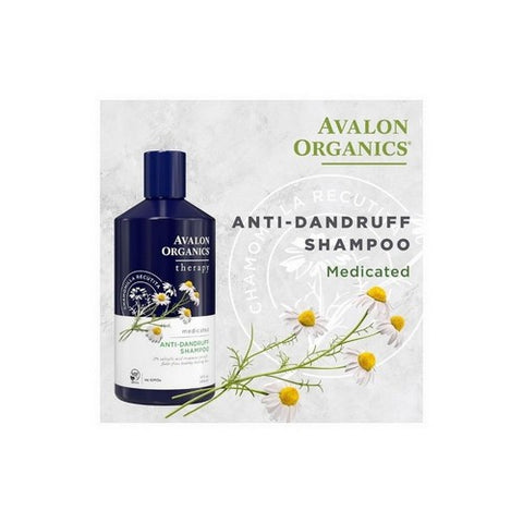 Avalon Organics, Anti-Dandruff Shampoo Itch & Flake Therapy, 14 Oz, Itch & Flake Therapy