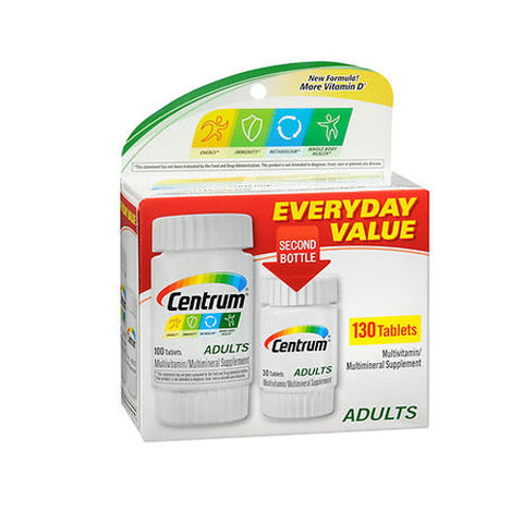 Centrum, Multivitamin / Multimineral Supplement Adults, 130 Tabs