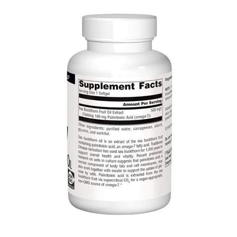 Source Naturals, Omega-7 Sea Buckthorn Oil, 120 Sgels Source Naturals