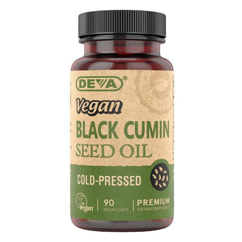 Deva Vegan Vitamins, Vegan Black Cumin Seed Oil, 90 Vcaps