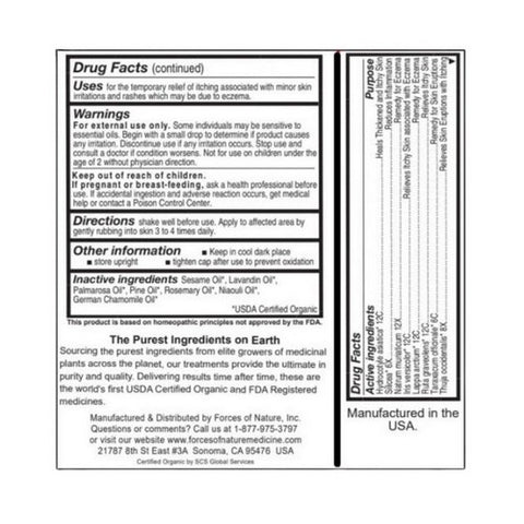 Forces of Nature, Eczema, 11 ml