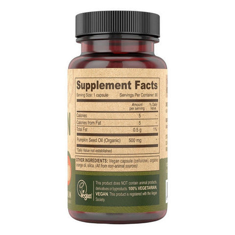 Deva Vegan Vitamins, Vegan Pumpkin Seed Oil, 90 Veg Caps Deva Vegan Vitamins