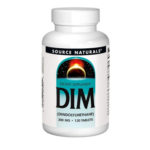 Source Naturals, DIM, 200 mg, 120 Tabs