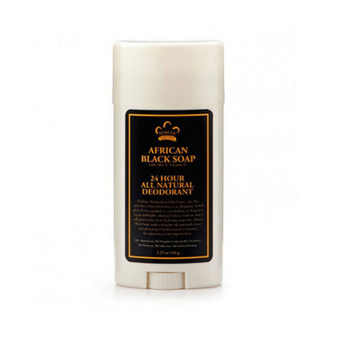Nubian Heritage, Natural Deodorant 24 hour Aluminum Free African Black Soap, 2.25 Oz