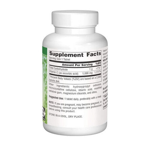Source Naturals, Vegan True Non-GMO Vitamin C, 1000 mg, 60 Tabs Source Naturals