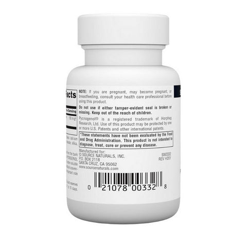 Source Naturals, Pycnogenol, 100 MG, 90 Tabs
