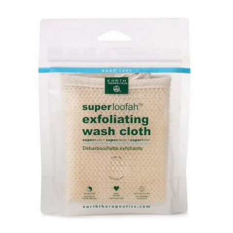 Earth Therapeutics, Super Loofah Exfoliating Cloth, Count