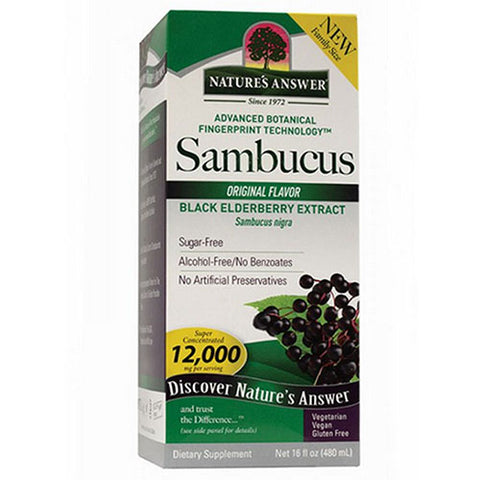 Nature's Answer, Sambucus, Original 16 oz