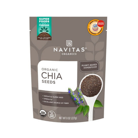 Navitas Organics, Chia Seed, 8 Oz