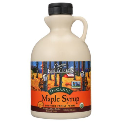 Coombs Family Farms, Organic Maple Syrup Grade A, 32 Oz(Case Of 6)