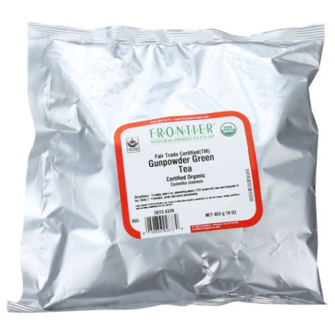 Frontier Coop, Organic Gunpowder Green Tea, 16 Oz